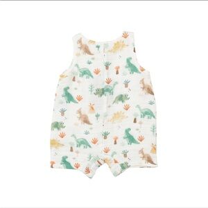 💜$20 FLASH SALE💜 Angel Dear Organic Cotton Shortie Romper 6-12M NWT